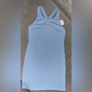 Medium blue ELODIE DRESS